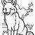 coloring page fox