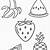 coloring page fruit