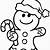 coloring page gingerbread man