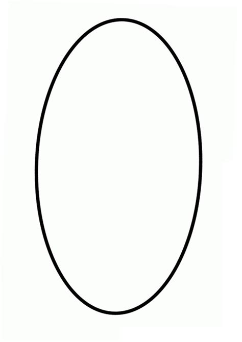 Coloring Page Oval