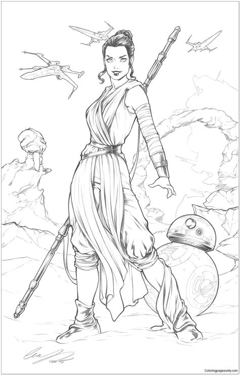 Coloring Page Rey