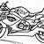 coloring pages for kids motor cycle
