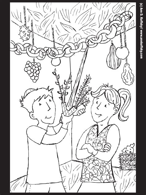 Coloring Pages For Sukkot
