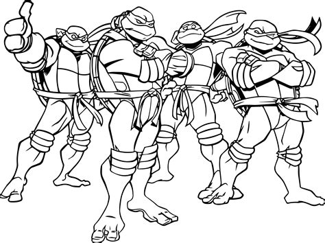 Coloring Pages Lego Ninja Turtles