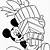 coloring pages mickey mouse christmas