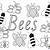 coloring pages of a bee