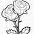 coloring pages of a rose