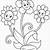 coloring pages of cartoon flowers