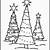 coloring pages of christmas trees with strs
