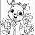 coloring pages of cute dogs and puppies