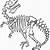 coloring pages of dinosaur bones