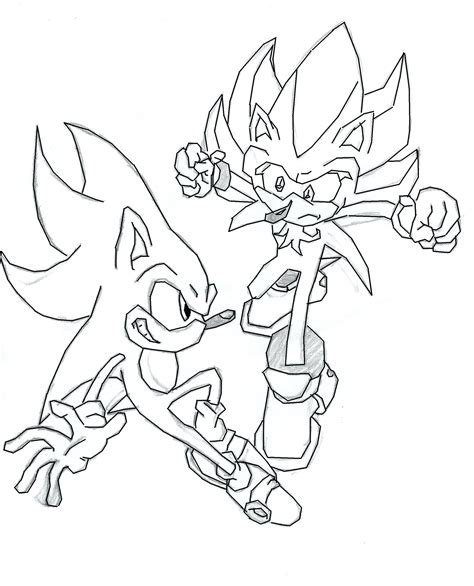 Coloring Pages Of Super Sonic