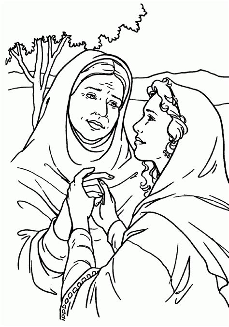 Coloring Pages Ruth And Naomi