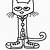 coloring picture of pete the cat