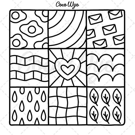 Coloring Book Art Patterns