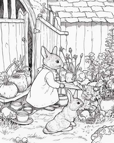 Coloring Page Beatrix Potter