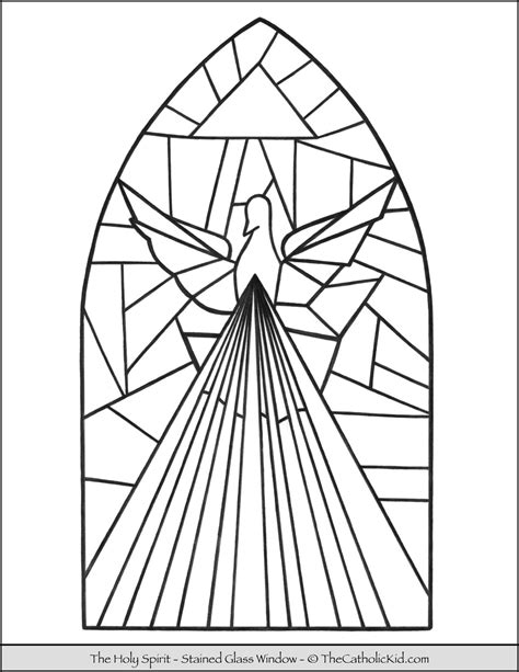 Coloring Page Church Window
