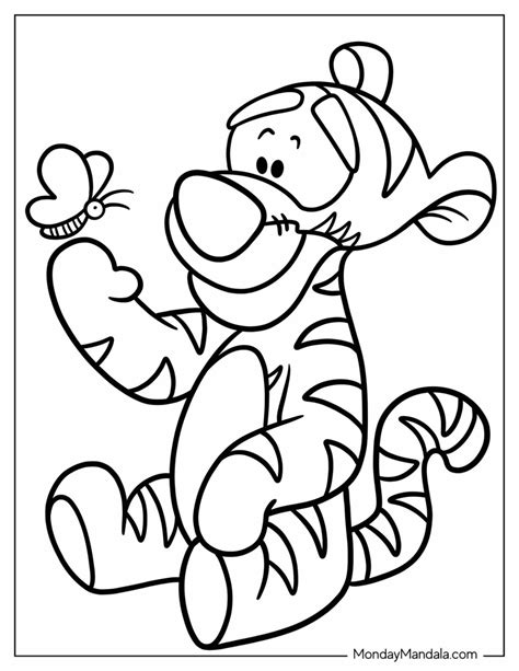 Coloring Page Of Tigger