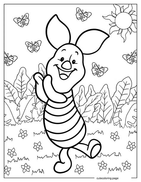 Coloring Page Piglet