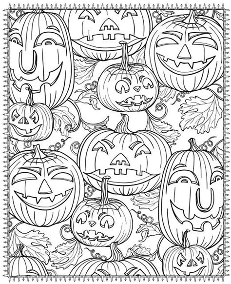 coloring pages for adults free halloween