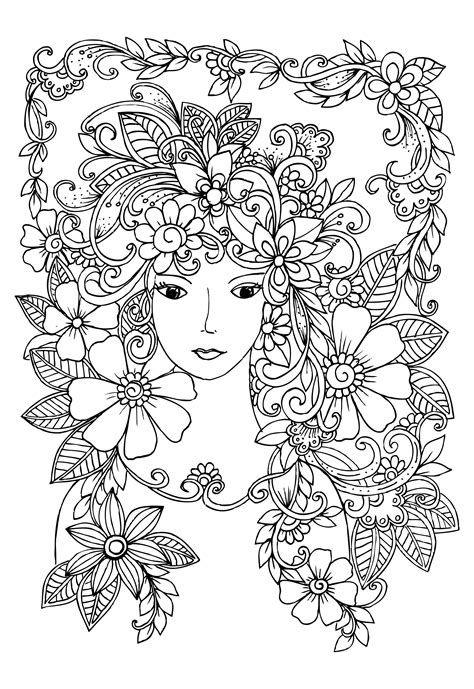 coloring pages for girls 10-12