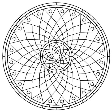 coloring pages for kids online mandala