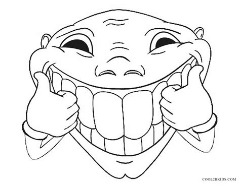 Coloring Pages Funny Faces