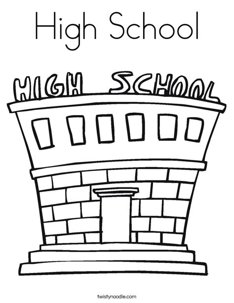 Coloring Pages High School