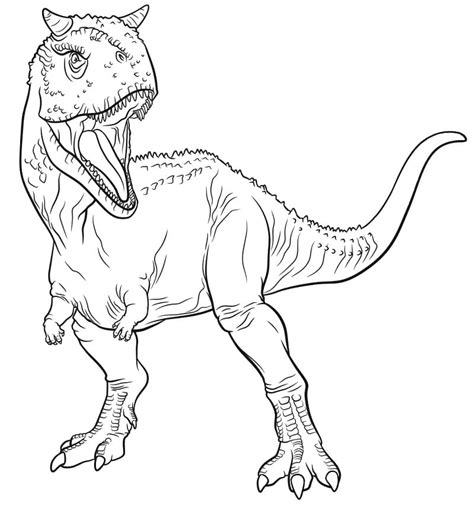 Coloring Pages Of Carnotaurus