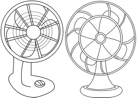 Coloring Pages Of Fans