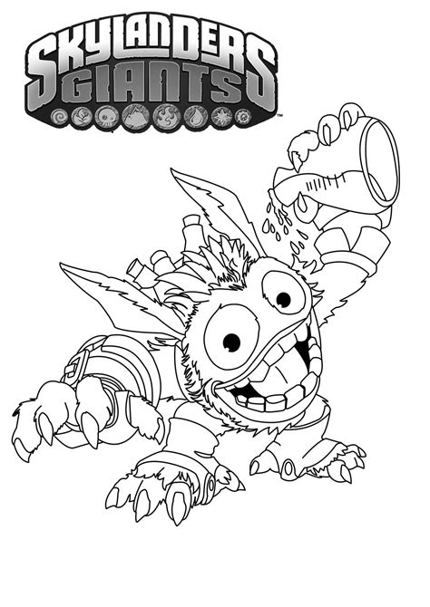 Coloring Pages Of Skylanders