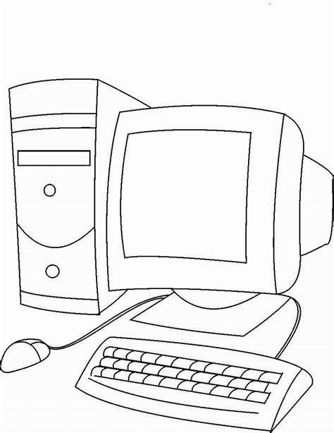 coloring pages related to computers