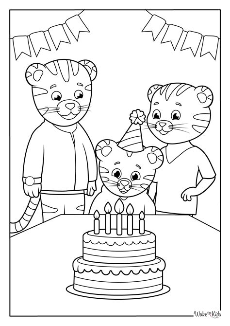 Coloring Pictures Of Daniel Tiger