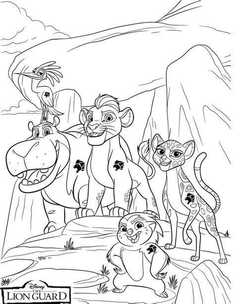The Lion Guard Coloring Pages