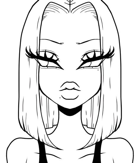 Coloring Sheet Baddie