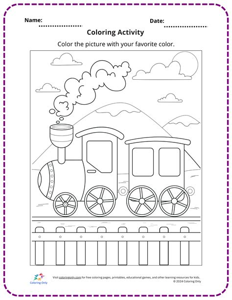 coloring worksheet
