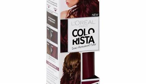 Colorista Maroon On Brown Hair Cool Red Magenta , Wine Color, Wine