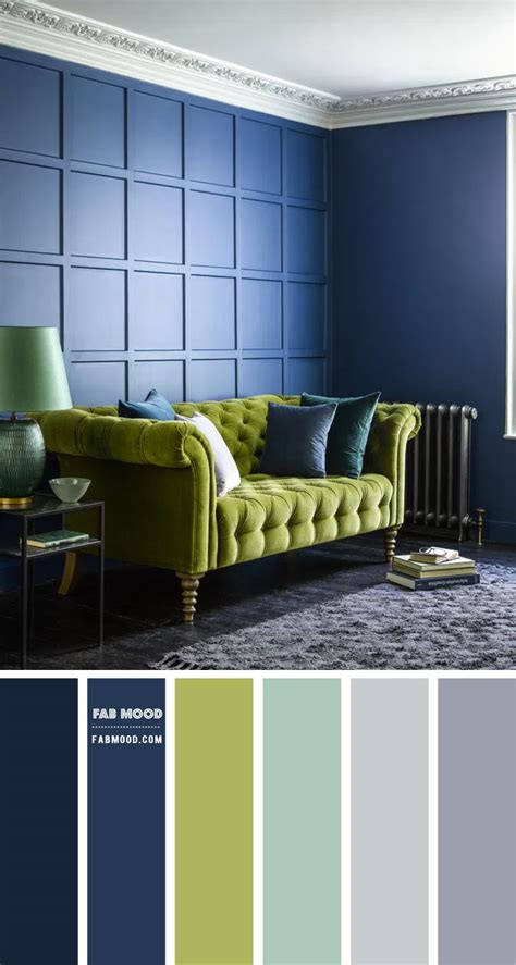 Navy Blue and Grey Bedroom Colour Scheme, Best paint Colors, Itakeyou