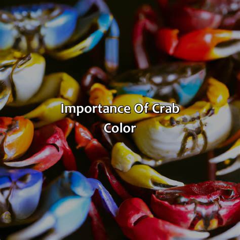colors of crabs