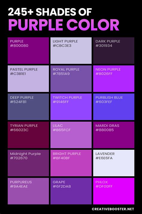 Colors Of Purples