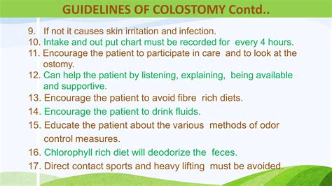 Colostomy Coding Guidelines