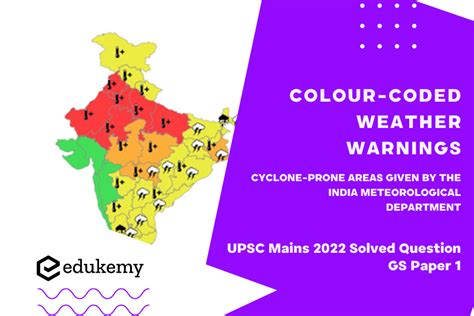 colour coded weather warnings upsc