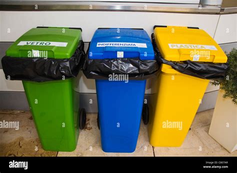Colour Coding Of Garbage Bins