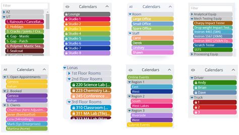 Colour Coding On Calendar