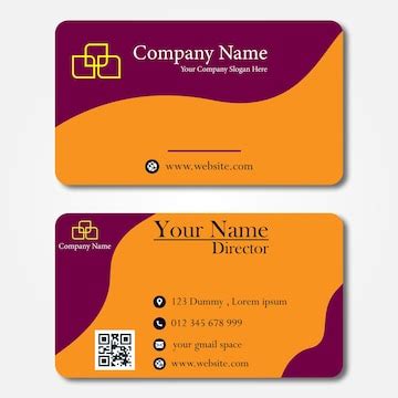 Colour Combination For Visiting Card