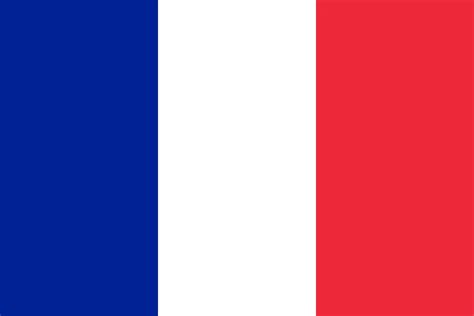 colour of france flag in french