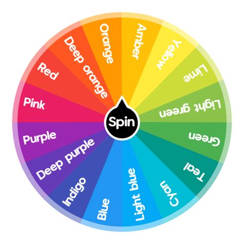 colour wheel generator spinner
