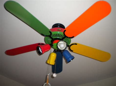 coloured ceiling fans