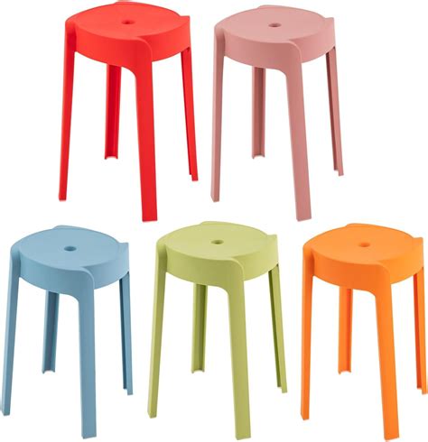 Coloured Plastic Bar Stools