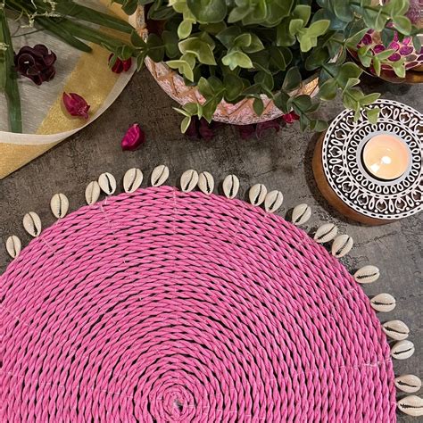 Coloured Raffia Placemats